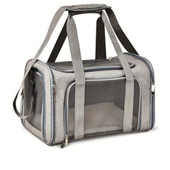 Portable Dog Backpack Crossbody Bag Foldable Dog Travel Backpack
