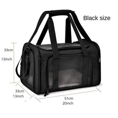 Portable Dog Backpack Crossbody Bag Foldable Dog Travel Backpack
