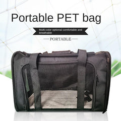 Portable Dog Backpack Crossbody Bag Foldable Dog Travel Backpack
