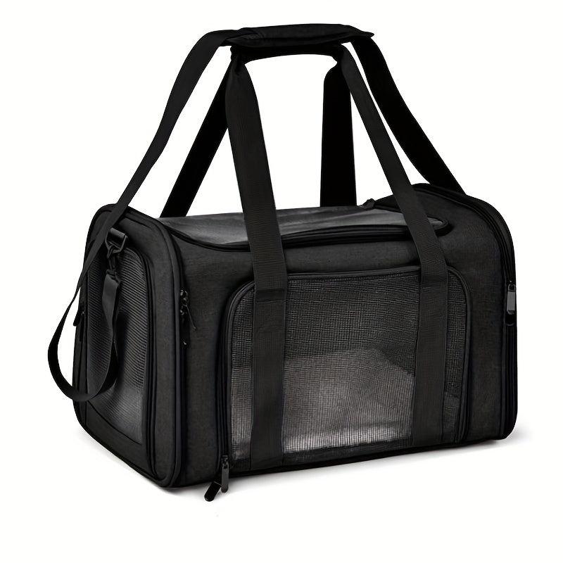 Portable Dog Backpack Crossbody Bag Foldable Dog Travel Backpack