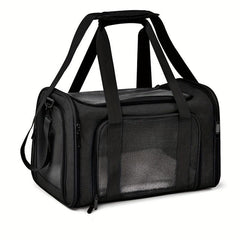 Portable Dog Backpack Crossbody Bag Foldable Dog Travel Backpack