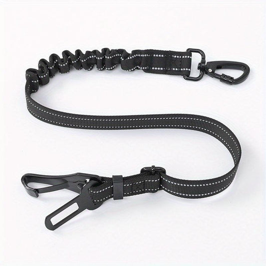 Adjustable Pet Car Seat Belt Reflective Dog Safety Leash