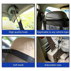 Pet Car Barrier Dog Cat Safety Travel Isolation Net Vehicle Car Back Seat