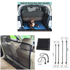 Pet Car Barrier Dog Cat Safety Travel Isolation Net Vehicle Car Back Seat