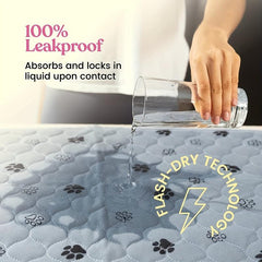 Washable Absorbent Pee Pads for Dogs - Reusable Puppy Training Pads
