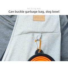 Hands-Free Pet Sling Carrier for Dogs and Cats