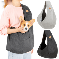 Hands-Free Pet Sling Carrier for Dogs and Cats