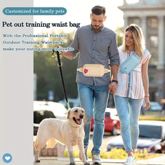 Silicone Dog Treat Bag Pet Training Hands Snack Pouch
