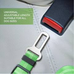 Adjustable Dog Leash Car Seat Belt Retractable Safety Rope