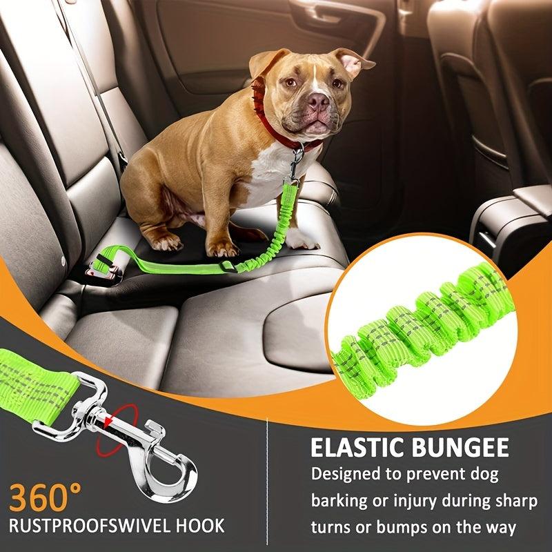 Adjustable Nylon Dog Seat Belt - Keep Your Pet Safe and Secure