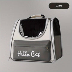 Pet Carrier Bag Cat Backpack Outdoor Portable Double Shoulder Cat Bag