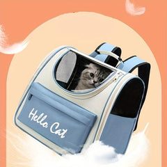 Pet Carrier Bag Cat Backpack Outdoor Portable Double Shoulder Cat Bag