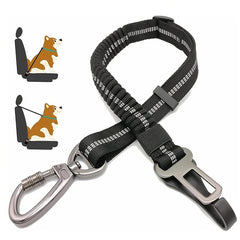 Heavy Duty Dog Seat Belt Nylon Retractable Vehicle Safety Harness