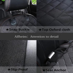 Waterproof Pet Car Mat Dog Front Seat Cover Single Seat Cover for Dog