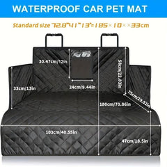 Waterproof Non-slip Dog Cargo Cover for Car Seat