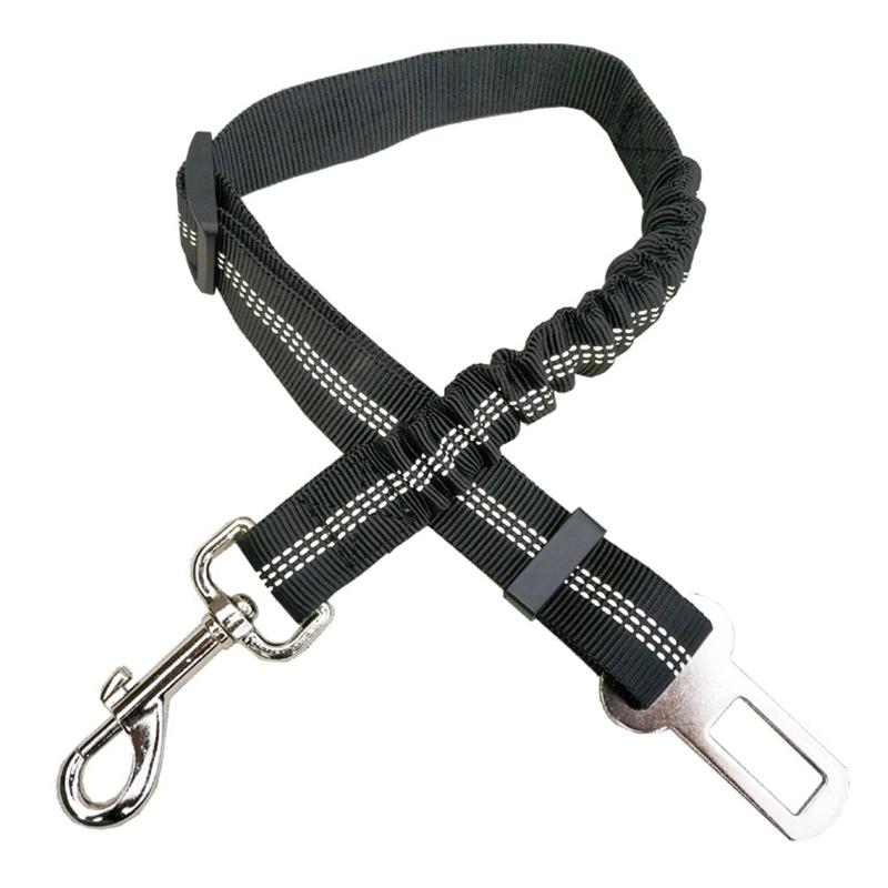 Reflective Elastic Pet Seat Belt for Car Safety and Comfort