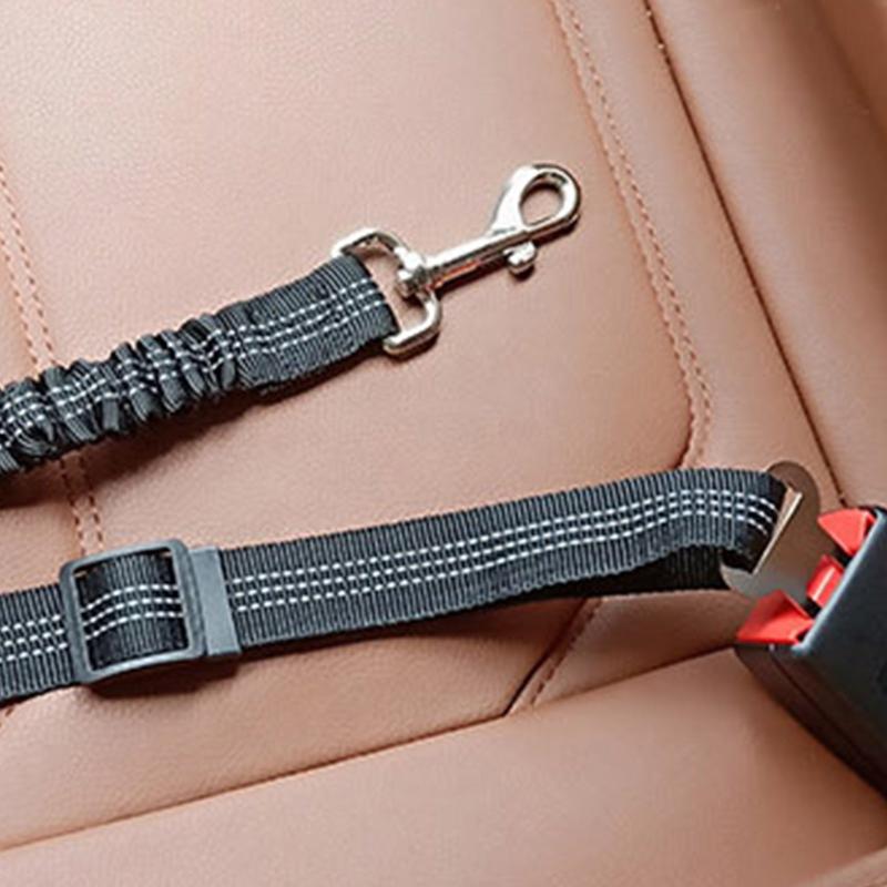 Reflective Elastic Pet Seat Belt for Car Safety and Comfort