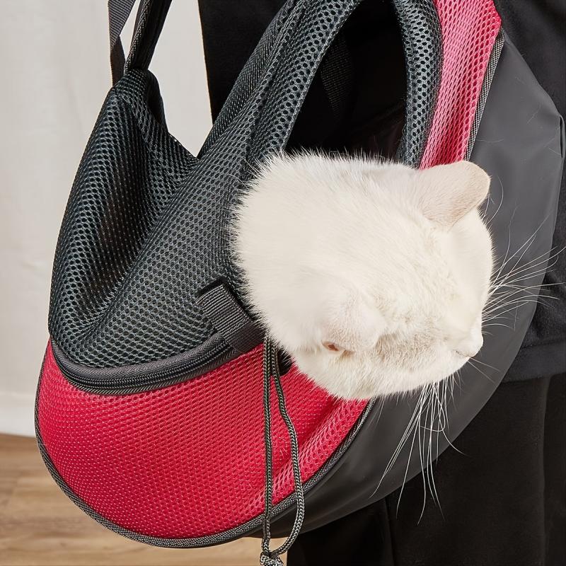 Breathable Mesh Pet Sling Carrier for Dogs Cats