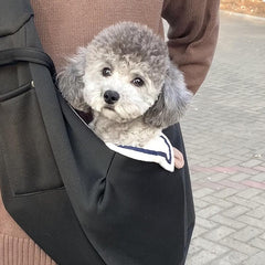 Portable Dog Backpack for Small Dogs & Cats Adjustable Shoulder Strap