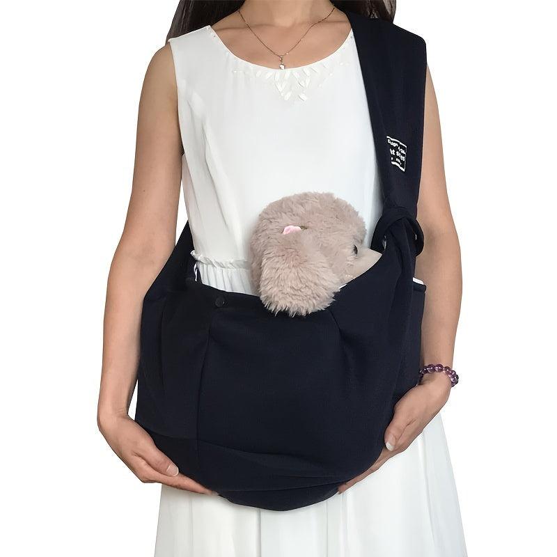 Portable Dog Backpack for Small Dogs & Cats Adjustable Shoulder Strap