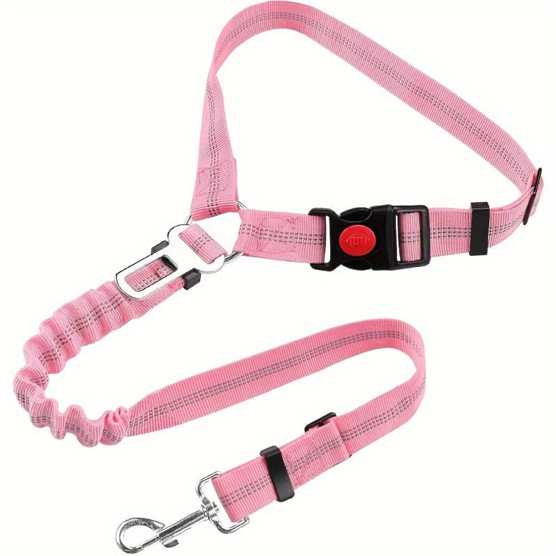 3-in-1 Dog Seat Belt for Car with Metal Buckle - Small Dogs