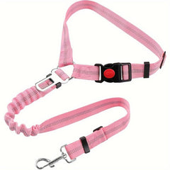 3-in-1 Dog Seat Belt for Car with Metal Buckle - Small Dogs