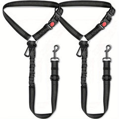 3-in-1 Dog Seat Belt for Car with Metal Buckle - Small Dogs