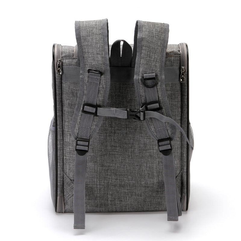 Breathable Pet Backpack Double Shoulder Dog Carrier Portable