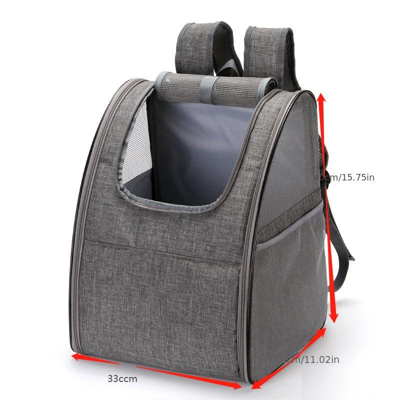 Breathable Pet Backpack Double Shoulder Dog Carrier Portable