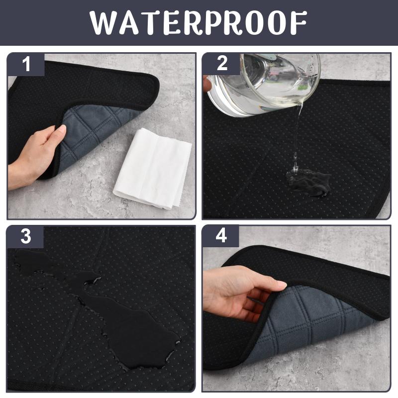 4Pcs Guinea Pig Cage Liners Fleece Bedding Absorbent Anti Slip Mats