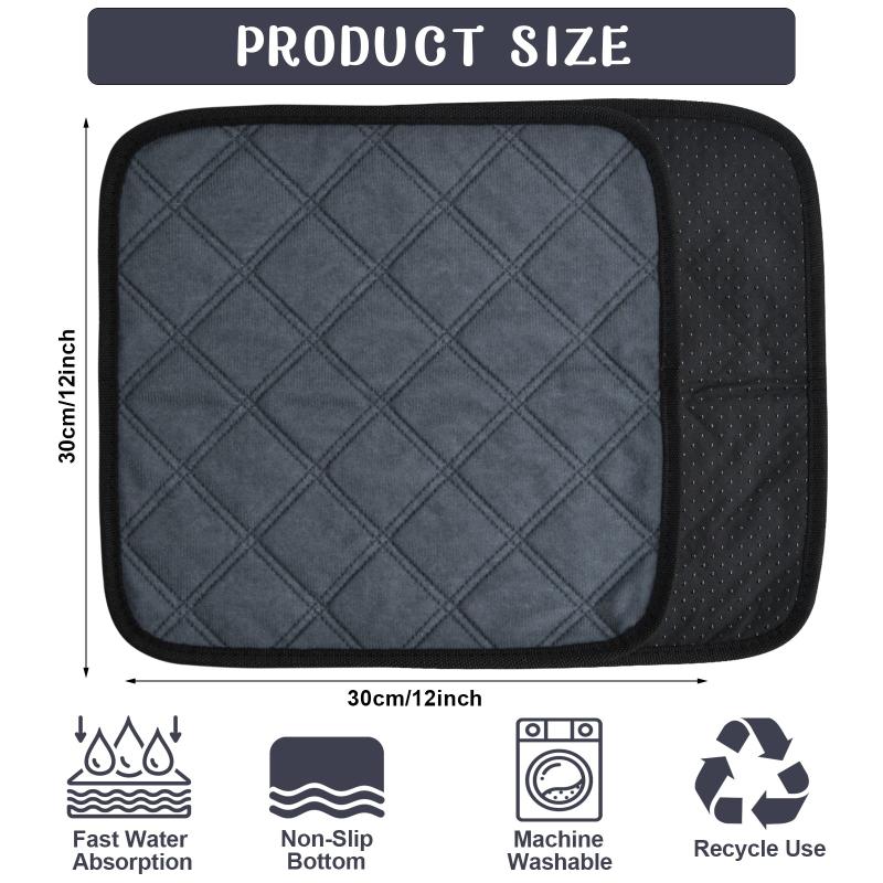 4Pcs Guinea Pig Cage Liners Fleece Bedding Absorbent Anti Slip Mats