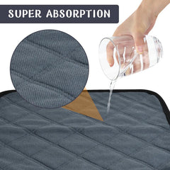 4Pcs Guinea Pig Cage Liners Fleece Bedding Absorbent Anti Slip Mats