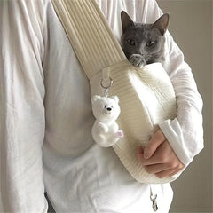 Pet Dog Sling Carrier Cat Sling Hand Carry Bag Cat Backpack