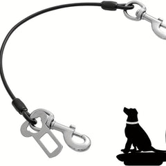 Chew Proof Dog Car Safety Belt Steel Cable Restraint for Travel