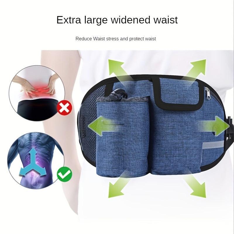 Outdoor Sports Dog Backpacks Waist Bag Reflective