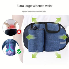 Outdoor Sports Dog Backpacks Waist Bag Reflective