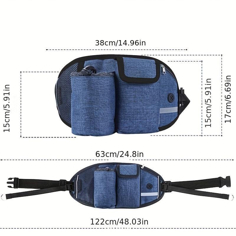 Outdoor Sports Dog Backpacks Waist Bag Reflective