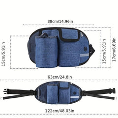 Outdoor Sports Dog Backpacks Waist Bag Reflective