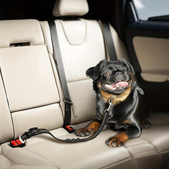 Reflective Dog Seat Belt Elastic Pet Car Safety Rope