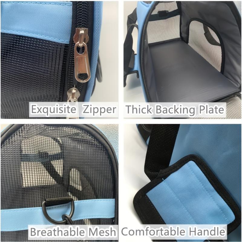 Pet Travel Bag Breathable Outing Bag Cat Carrier Portable Foldable