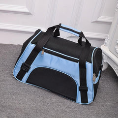 Pet Travel Bag Breathable Outing Bag Cat Carrier Portable Foldable