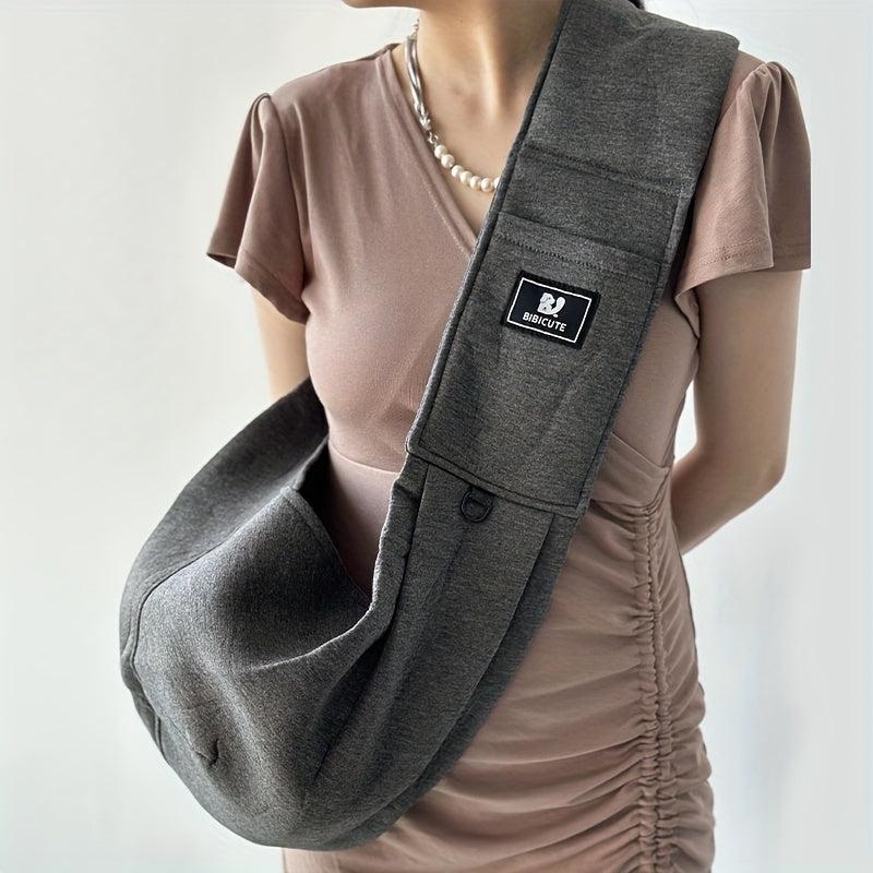 Dog Sling Carrier Hands-Free Pet Shoulder Bag for Outdoor Travel