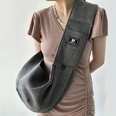 Dog Sling Carrier Hands-Free Pet Shoulder Bag for Outdoor Travel