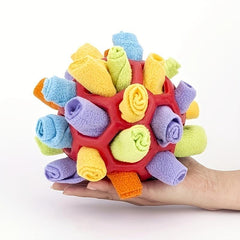 Pet Interactive Sniffing Toy Squeaky Toy for Training Teeth Cleaning