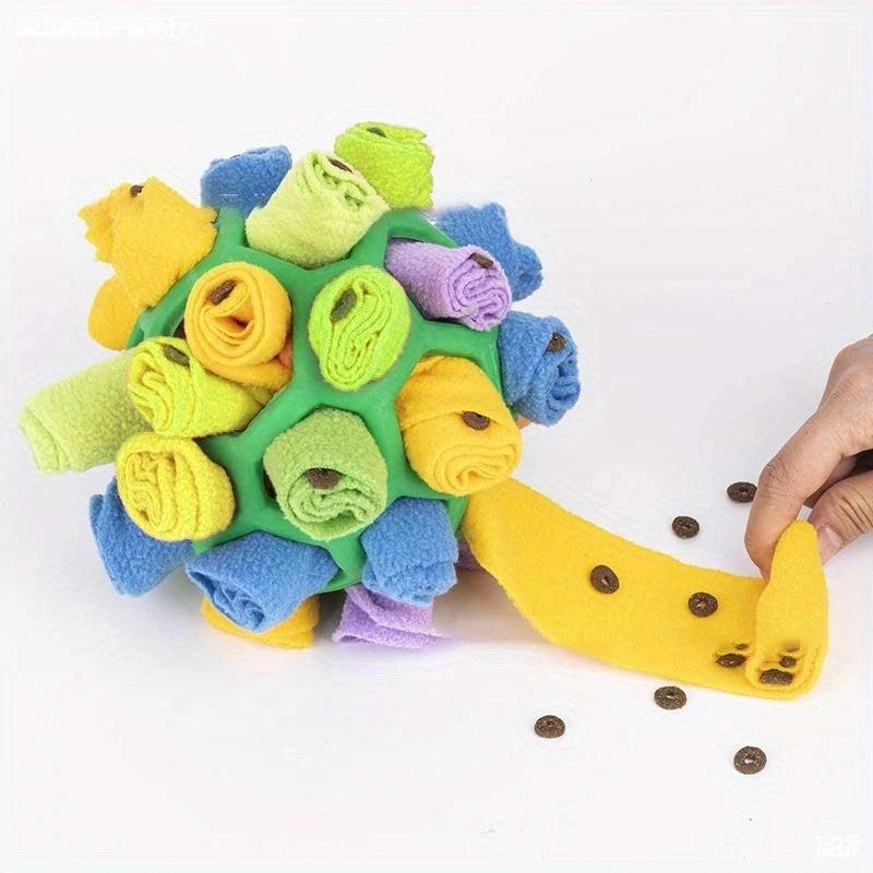 Pet Interactive Sniffing Toy Squeaky Toy for Training Teeth Cleaning