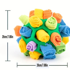 Pet Interactive Sniffing Toy Squeaky Toy for Training Teeth Cleaning