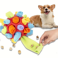 Pet Interactive Sniffing Toy Squeaky Toy for Training Teeth Cleaning