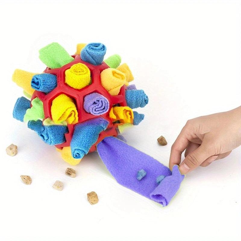 Pet Interactive Sniffing Toy Squeaky Toy for Training Teeth Cleaning