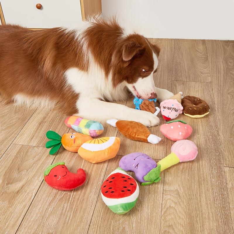 2pcs Squeaky Dog Toys Set Assorted Random Style