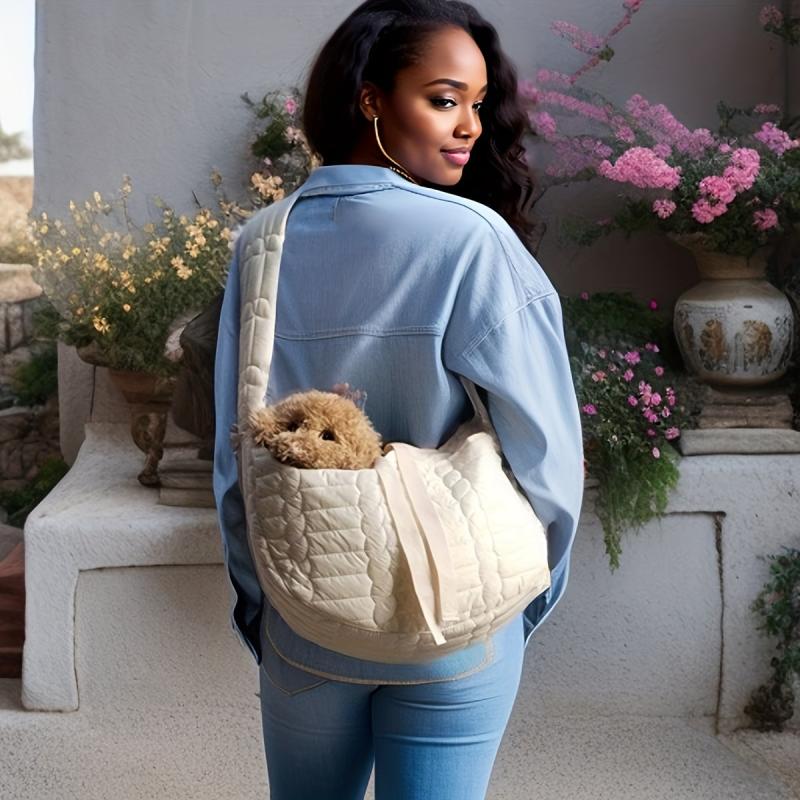 Portable Pet Carrier Bag Cat Dog Crossbody Bag Pet Going Out Bag